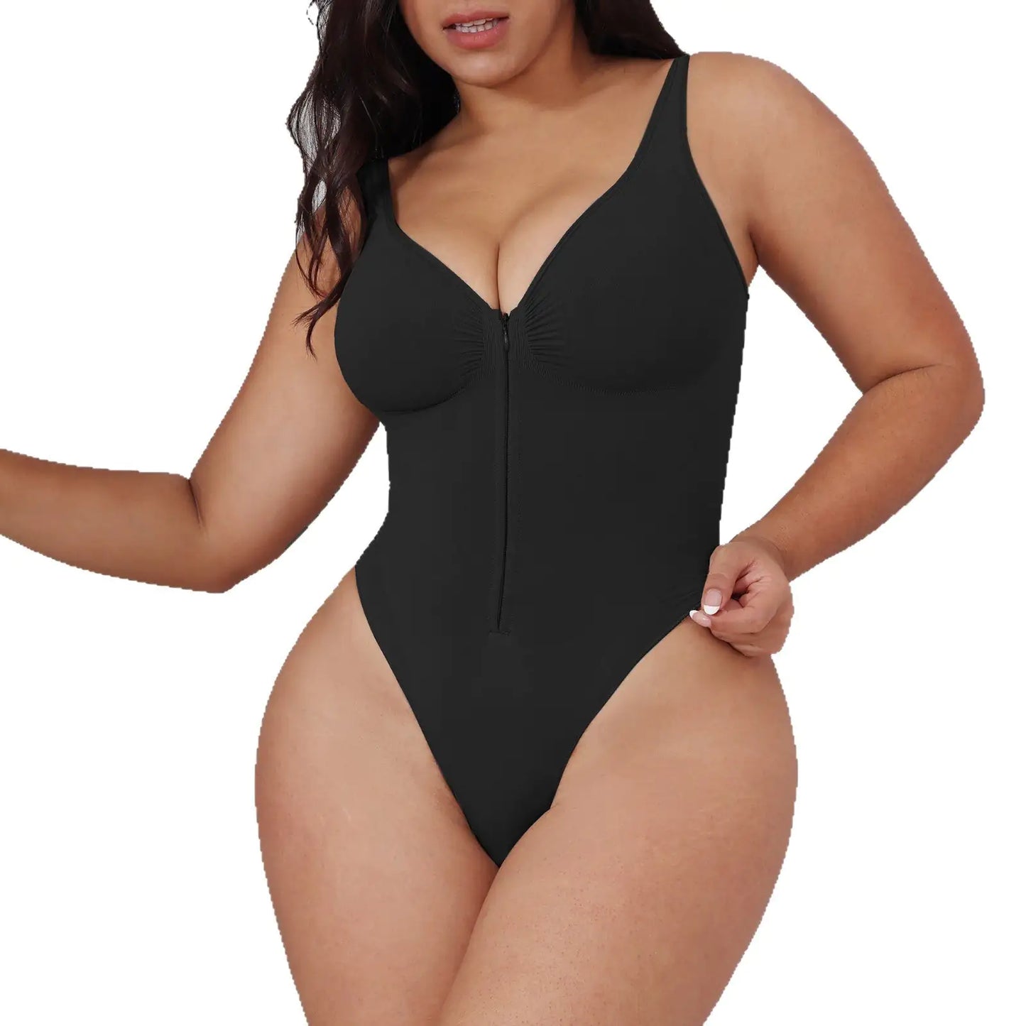 Women's Body Sculpting Zip Bodysuit