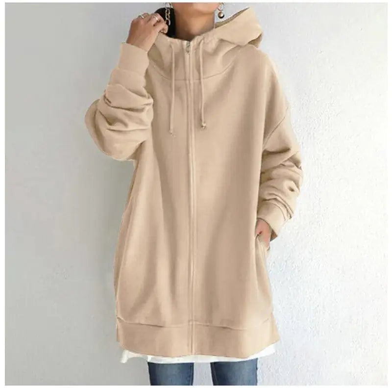 Chic Oversized Hoodie Coat