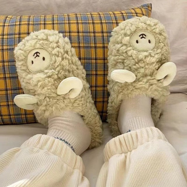 Warm Fur Winter Slippers