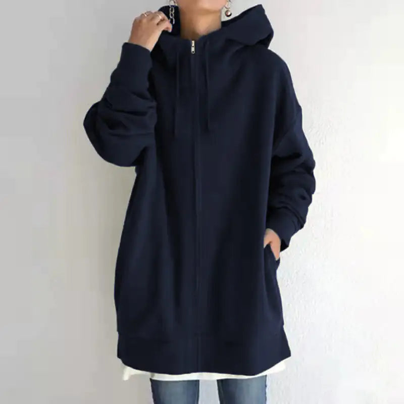 Chic Oversized Hoodie Coat