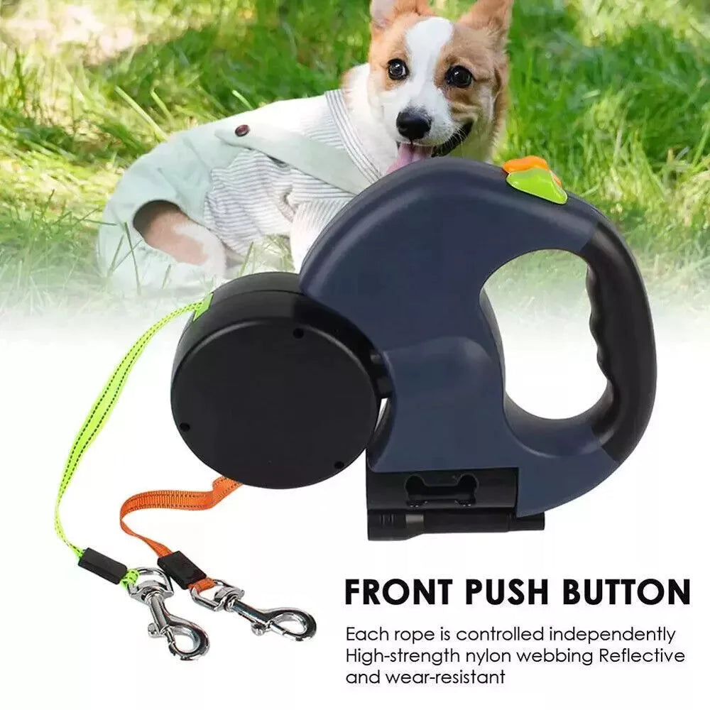 Twin Tangle-Free Dog Leash