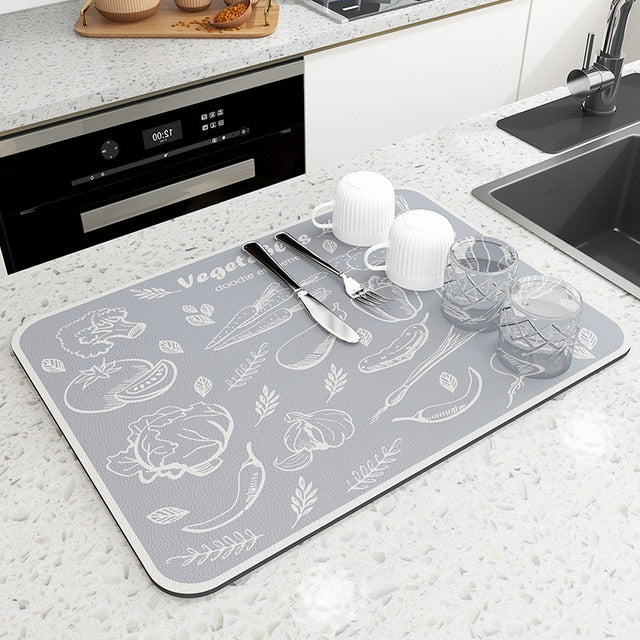 Drain Pad Dish Drying Mat