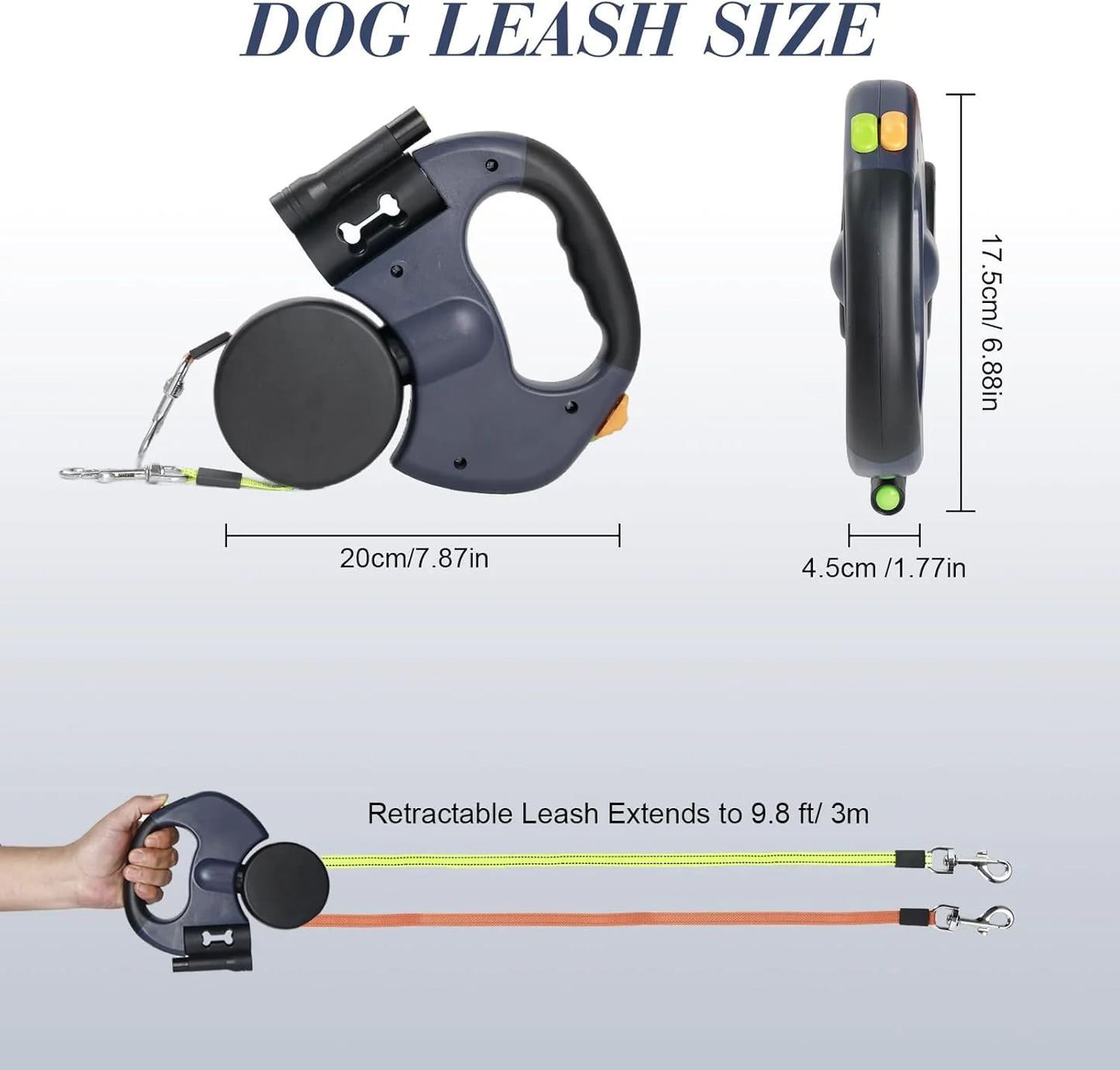 Twin Tangle-Free Dog Leash