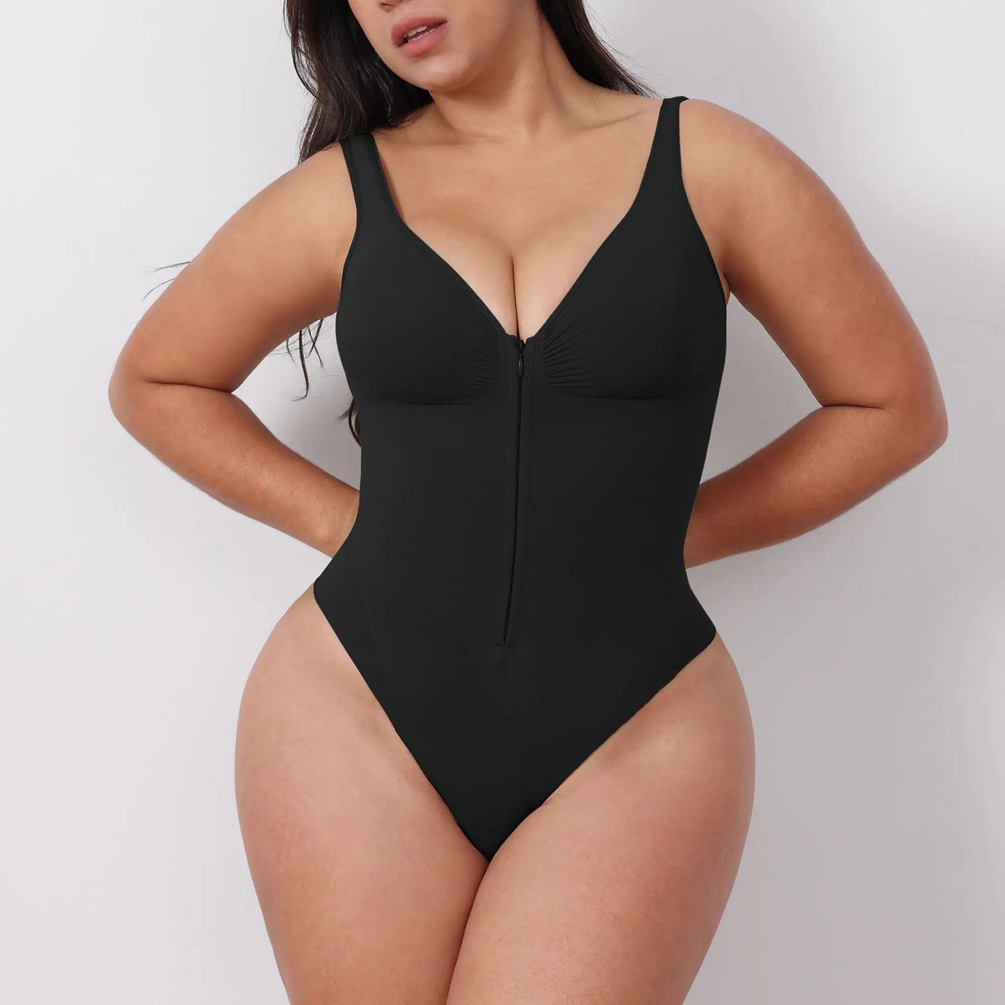 Women's Body Sculpting Zip Bodysuit