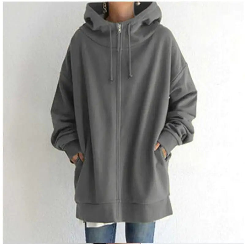 Chic Oversized Hoodie Coat