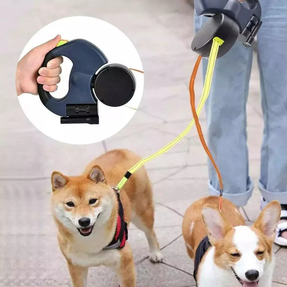 Twin Tangle-Free Dog Leash