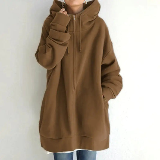 Chic Oversized Hoodie Coat