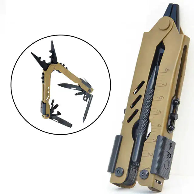 Compact Multitool Folding Pliers