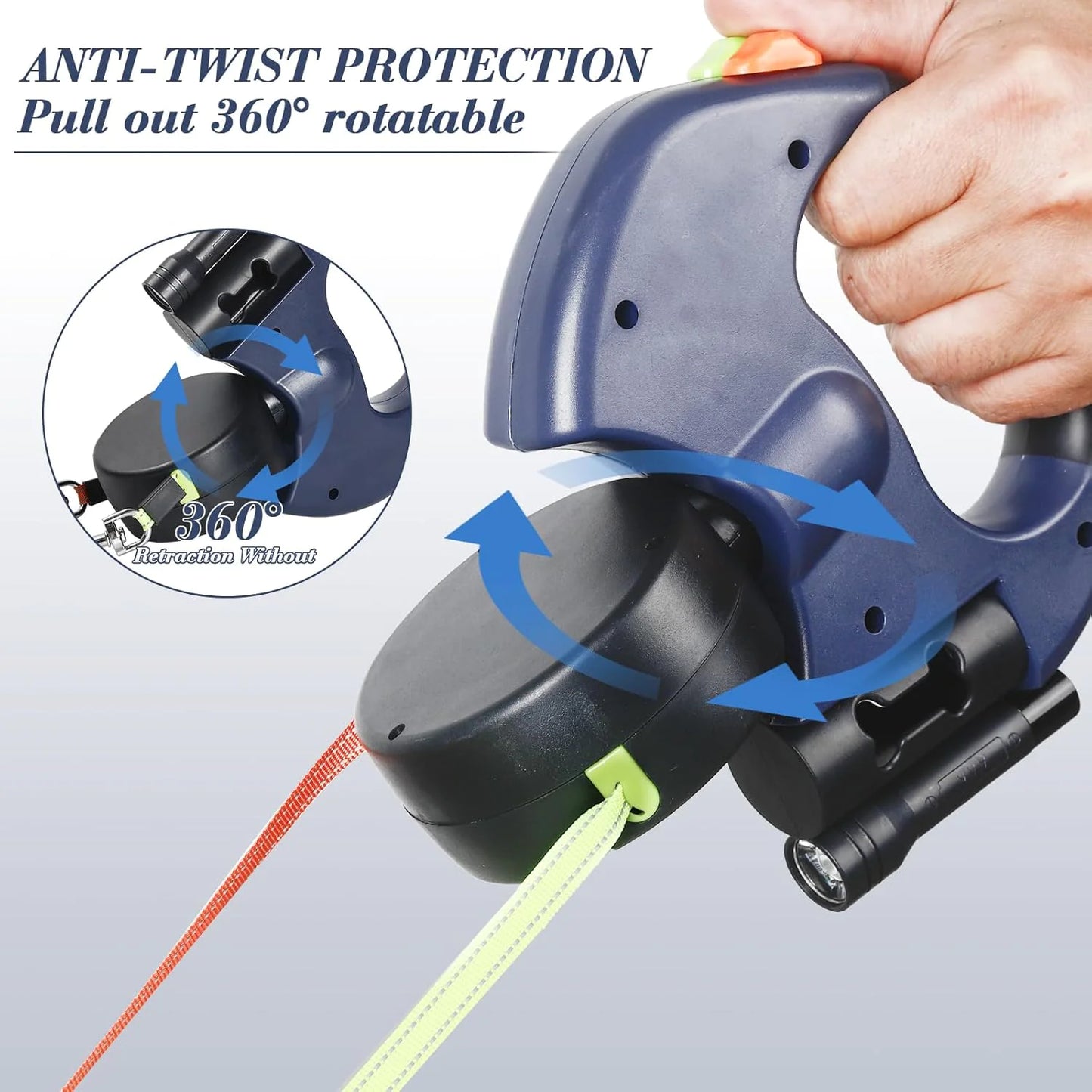 Twin Tangle-Free Dog Leash