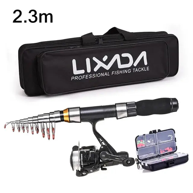 Telescopic Fishing Rod Combo