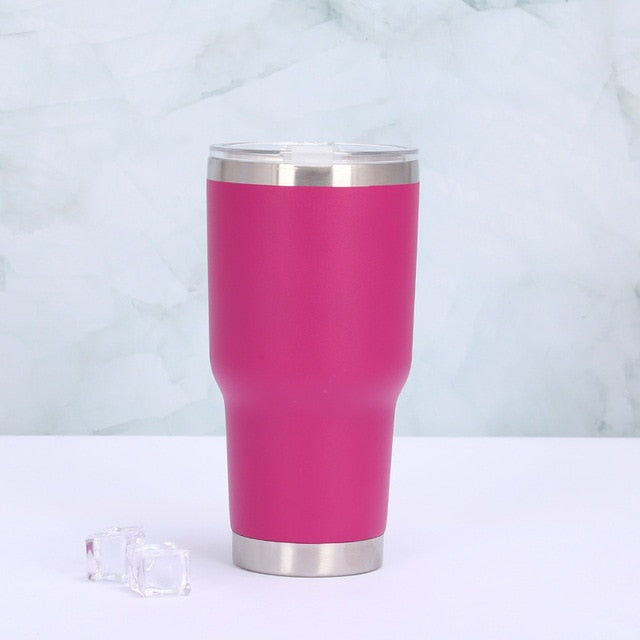 Vasos termos con tapa deslizante