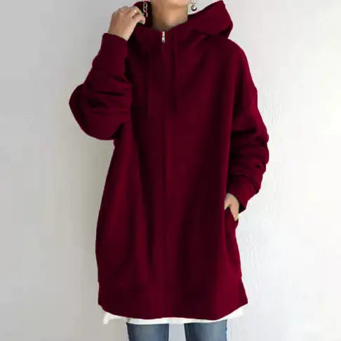 Chic Oversized Hoodie Coat