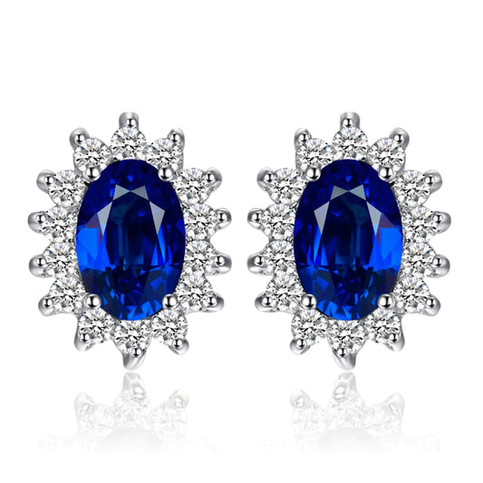 Royal Gem Class Stud Earrings