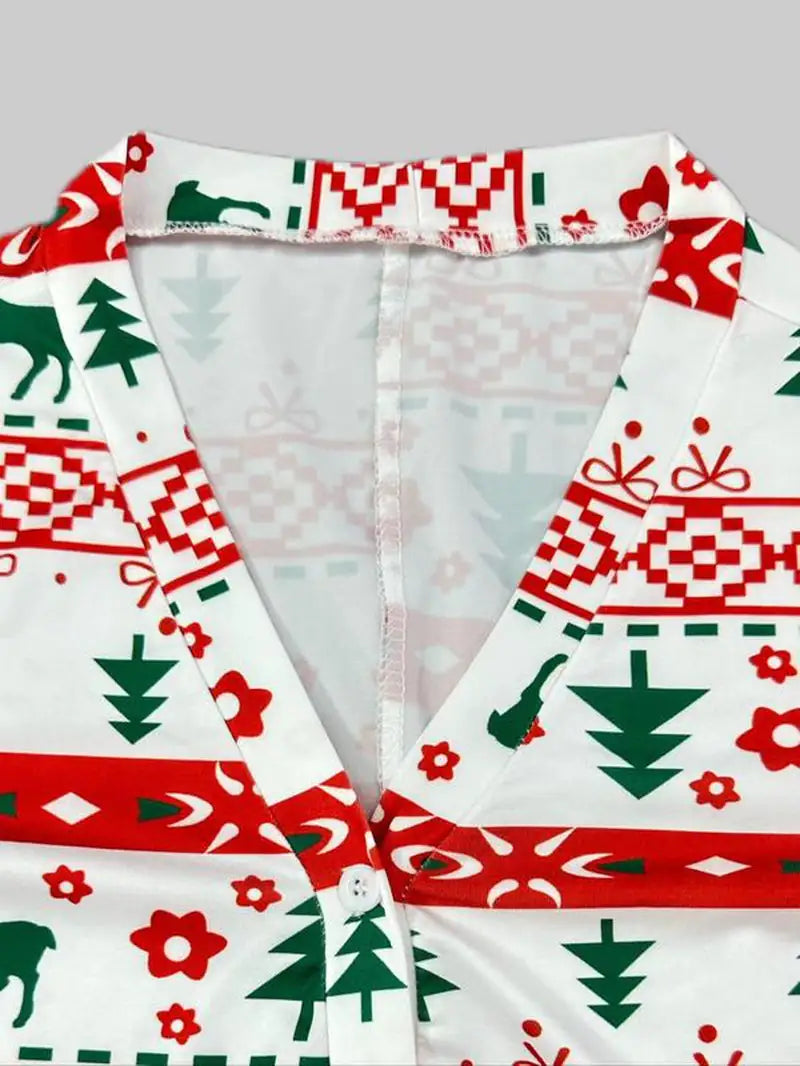 Cozy Christmas Cartoon Onesie