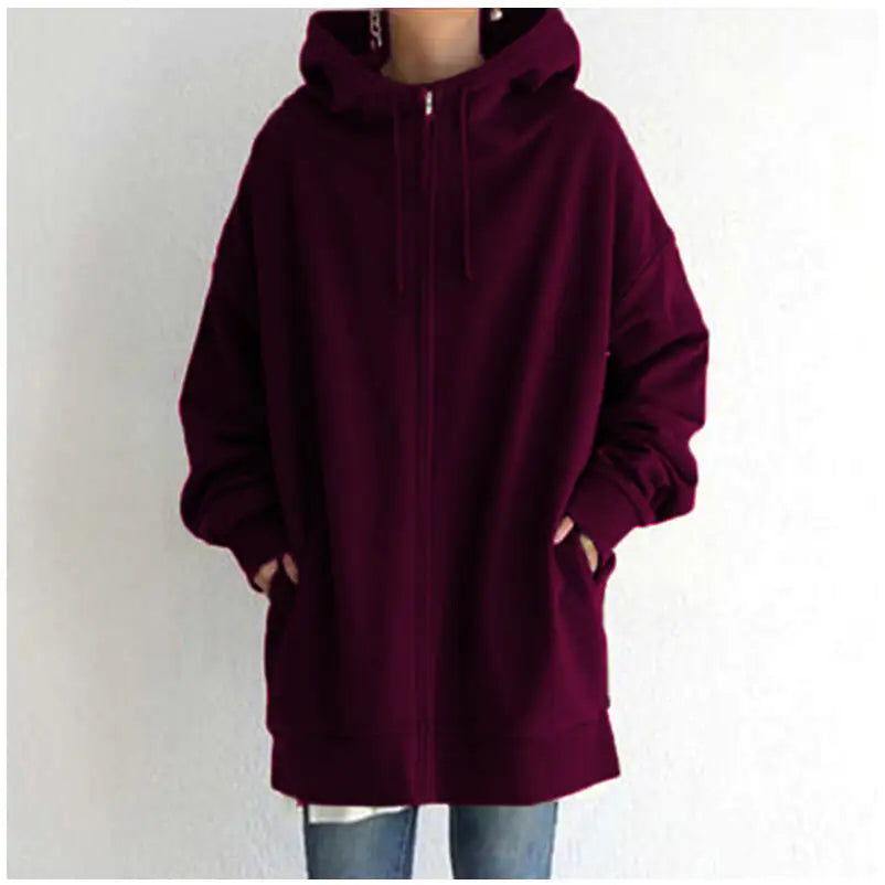 Chic Oversized Hoodie Coat