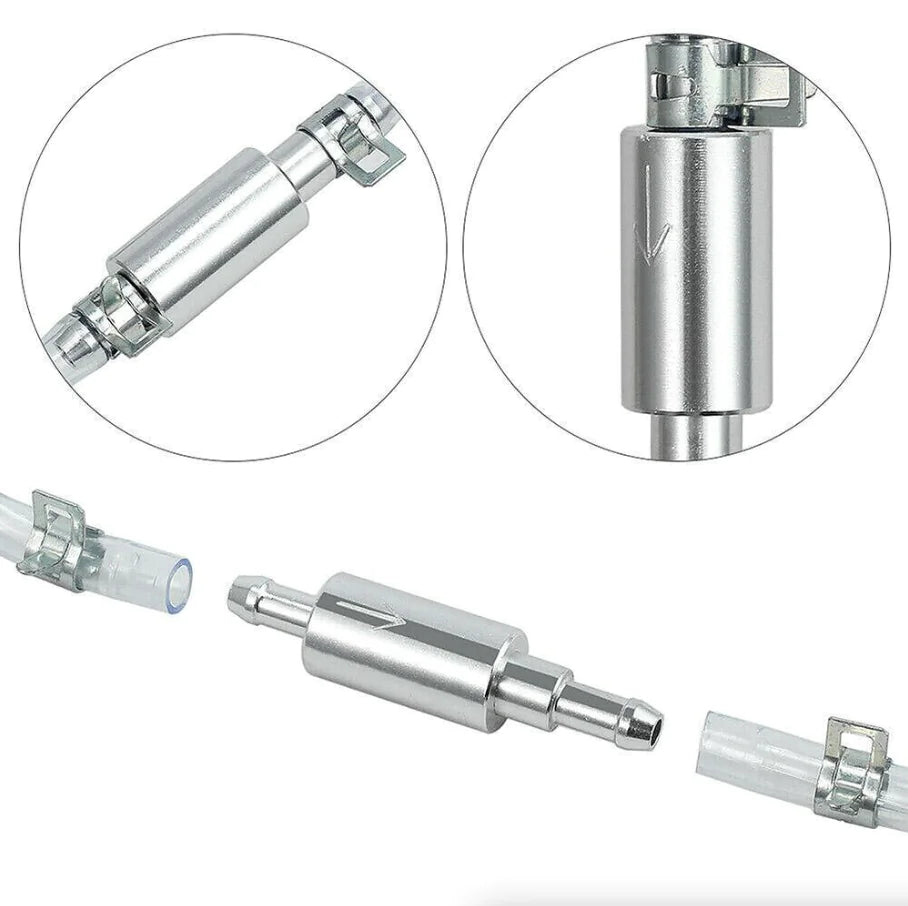 Car Motorcycle Clutch Brake Bleeder Hose One Way Valve Tube Bleeding Tool Set