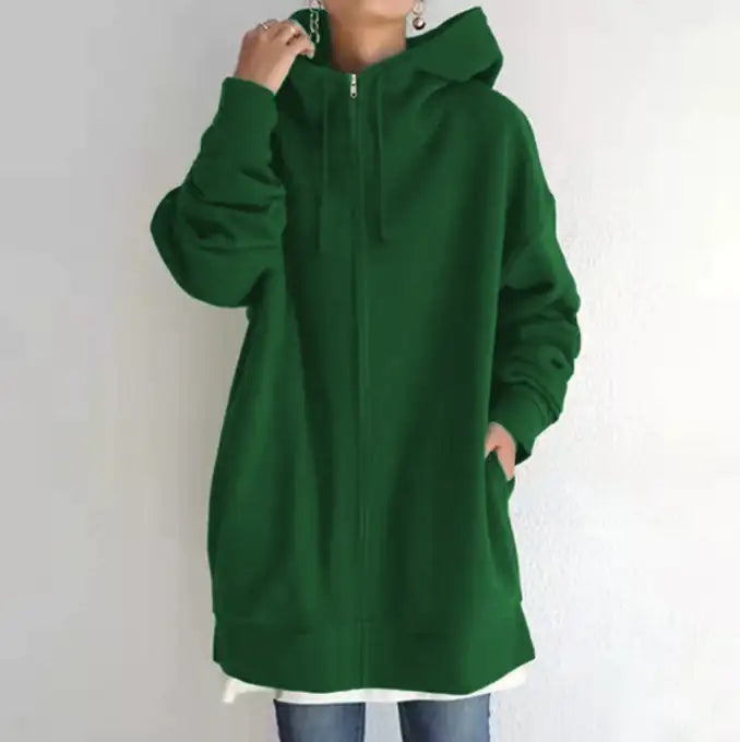 Chic Oversized Hoodie Coat
