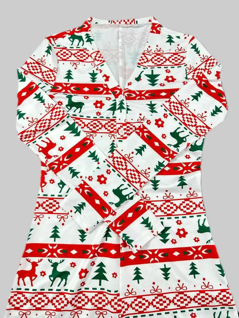 Cozy Christmas Cartoon Onesie