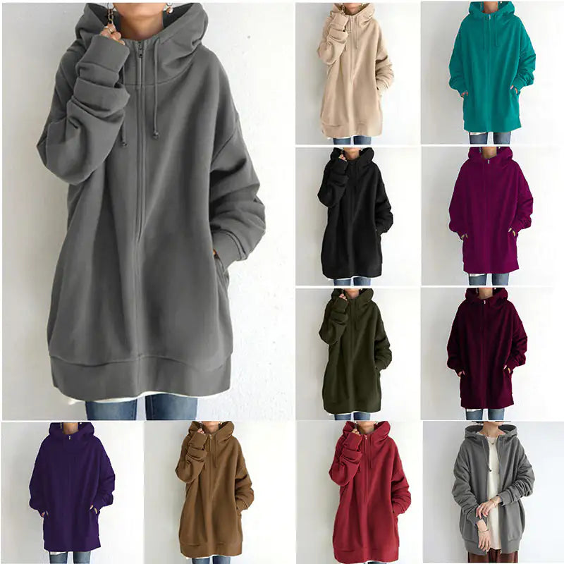 Chic Oversized Hoodie Coat