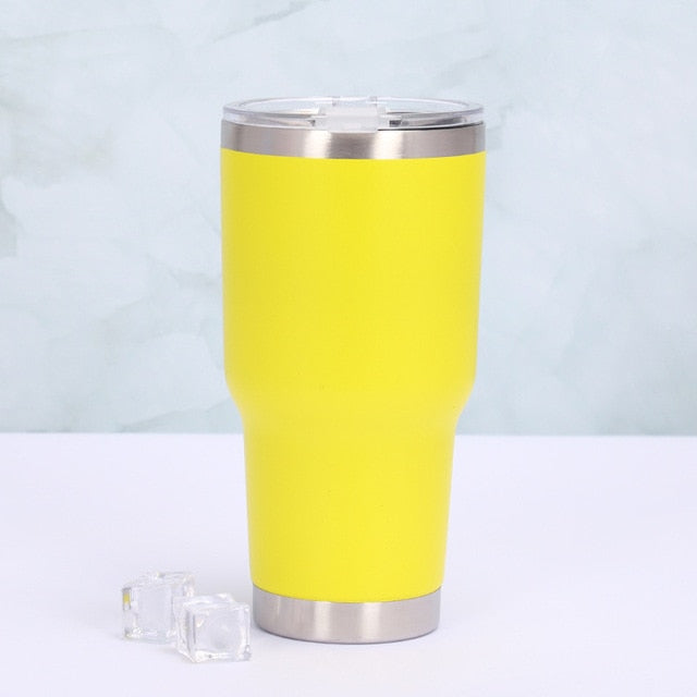 Vasos termos con tapa deslizante